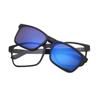 Lentes de Sol Polarizados para Hombre, Lentes Magnéticos Clip-On para Ciclismo, Varios Estilos, Cinco Lentes Clip-On, Lentes de Sol de Moda para Mujer, Armazón para Miopía Tr90