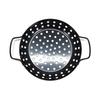 Fabricante Fonte Aço Inoxidável Prato Redondo para Churrasco Criativo Prato de Frutos do Mar com Alças Duplas Prato para Bife Prato para Frango Grelhado Prato para Batatas Fritas com Filtro