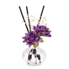Elegante adorno de aromaterapia con aroma a rosa, difusor de fragancia para interiores, difusor sin llama para uso doméstico, regalo de aromaterapia para sala de estar y dormitorio