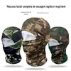 Máscara de Proteção Solar para Ciclismo de Verão Camuflagem Tática à Prova de Vento e Poeira Máscara de Esqui Balaclava com Capuz de Rosto Inteiro