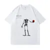 Camiseta Informal de Manga Corta con Estampado 2D para Mujer 2025 Venta Directa de Fábrica al por Mayor para Camisetas de Verano para Mujer