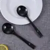 Cucharas desechables empaquetadas individualmente para llevar, cucharas especiales para ensalada de frutas, helado y postres