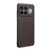 Funda de Teléfono Magnética de Cuero Liso Adecuada para Xiaomi Redmi K90Promax Funda Protectora Anticaídas Mate para Redmi K80Pro