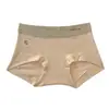 Fotos Reales del Producto~10A Algodón de Color Antibacteriano Algodón Puro Talla Grande para Mujer Boxer de Alta Elasticidad que se Ajusta a la Cadera con Entrepierna Extendida