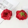 Flor de Rosa Diamante Cabeza Estilo Étnico Tocados Artificiales de Cabeza Flor de Dedo Anillo Flor de Baile Cuadrado Flor de Cabeza para Actuación
