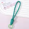 Correas tejidas coloridas para teléfono móvil, llaveros colgantes con cuentas, cordones DIY para teléfono móvil, accesorios para bolsos, fabricante mayorista personalizado