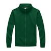 Outono e inverno stand collar suéter personalizado grupo pequeno lote impressão logotipo casaco de roupas de trabalho da empresa mais veludo publicidade feita sob medida