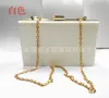 Caja Transparente de Acrílico Europea y Americana Transfronteriza Bolso de Mano para Mujer Bolso de Hombro para la Noche Bolso Cuadrado Pequeño Bolso Cruzado con Cadena Artículo Más Vendido