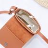 Bolsa Pequeña para Mujer, Bolso Versátil de Color Sólido para Teléfono, Nuevo Bolso Cruzado Retro 2026, Estilo Vertical, Mini Billetera Japonesa y Coreana
