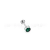 Aretes de Aleación de Titanio F136 con Circonita, Tachuelas para Cartílago, Tachuelas para Labio, Tachuelas Ciliares de Titanio G23 con Rosca Interna, Joyería para Piercings Corporales