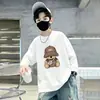 Camiseta de manga larga para niño 100% algodón 2026 nuevo estilo de otoño camiseta interior para niño camiseta básica para niño estilo primavera y otoño