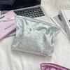 57291 Neceser de Terciopelo para Niñas, Bolsa de Almacenamiento de Moda Portátil, Neceser de Gran Capacidad para Cosméticos, Bolso de Mano
