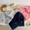Conjunto Infantil Meninos e Meninas Outono e Inverno Novo Estilo Moletom com Capuz e Zíper Parcial Meninos e Meninas Calça de Moletom para Bebê Conjunto de Duas Peças