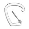 Suministros del Fabricante Mosquetón de Anillo Tipo D Personalizado de Alta Calidad de Aleación de Aluminio Aplanado con Hebilla de Resorte Gancho para Exterior Hebilla de Seguridad