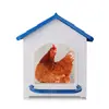 Nido de Pollo Plástico Impermeable Exterior Casa Pequeña para Uso Doméstico, Caja para Poner Huevos de Gallina Camperas