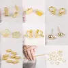 Componentes Hechos a Mano para Pendientes y Accesorios para el Cabello: Ganchos para Orejas, Clips para Orejas, Bases de Flor, Cadenas, Broches de Langosta, Pines en Forma de 9 y T Kit de Materiales