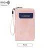 Bolsa de Pasaporte Antimanética con Cremallera para Documentos, Cartera, Bolsillo para Billetes, Cartera de Pasaporte Multifuncional, Nueva, Transfronteriza, Anti-Magnética, RFID
