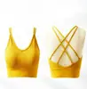Chaleco Sexy sin Espalda Talla Grande Transfronterizo con Sujetador Push-Up, Camisola Deportiva, Ropa Interior para Mujer con Almohadillas en el Pecho, Top Tubo para Mujer
