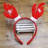 Nueva Decoración Navideña Diadema Navideña Diadema Luminosa Hebilla para la Cabeza Astas Niños Adultos Disfraz Sombrero Navideño Venta al por Mayor