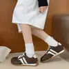 Zapatos de Entrenamiento Clásicos de Rayas Redondas Retro Agade para Mujer Otoño 2026 Nuevos Estudiantes Versátiles Deportivos Casuales Zapatos de Tabla