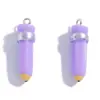 Venta Caliente Transfronteriza Multicolor Estéreo Lápiz Resina Colgante Accesorios para Joyería DIY Collar Bolsa Llavero Colgante Decorativo