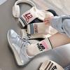 Nuevo de Principios de Otoño Moda Deportiva Versátil Estilo Coreano Moda Ins Japonesa Calcetines Deportivos Blancos Calcetines para Mujer