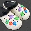 Charms para Zapatos Crocs Decoraciones para Zapatos DIY Divertidos de Dibujos Animados Accesorios Texturizados Serie de Pequeños Monstruos Lindos Charms para Zapatos