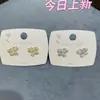 Exquisitos y Versátiles Pendientes de Mariposa con Circonita, Bañados en Oro Real y con Agujas de Plata S925, Estilo Hada Delicado, Adecuados para el Trabajo y el Uso Diario