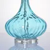 Lámpara de Mesa de Vidrio Corrugado Moderno y Sencillo para Agua Dormitorio Decoración de Personalidad Lámpara de Mesita de Noche Lámpara de Mesa Azul Venta Directa de Fábrica