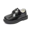 Zapatos de cuero para niños Academy, suela suave, rendimiento, nuevos, primavera y otoño, negros, para niños pequeños, británicos, verano, estudiantes, zapatos para niños