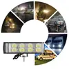 Luzes LED Impermeáveis para Carro, Holofotes para Motocicleta, Luzes Brilhantes com Lente de Oito Contas, Luzes de Neblina Dianteiras para Veículos Elétricos, Faróis Modificados