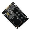 Tarjeta de Conversión Ngff a Sata Tarjeta de Conversión Msata+ Ngff Adaptador Sata a Ngff a Sata