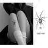 Adesivos de Tatuagem Aranha Vermelha à Prova d'Água Mini Adesivos de Tatuagem Personalizados Simulação Maquiagem de Halloween