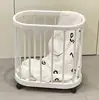 Cesto de ropa sucia para el hogar, tapete de baño impermeable para yoga, cesta de almacenamiento de equipo de fitness, cesto de ropa sucia estrecho de gran capacidad con ruedas