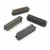 Portapilas macho y hembra 2.5 Espaciado conector de pila de portátil base hembra B01F-A-8P-L1 pines curvos 90 grados