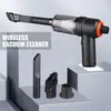 Aspiradora de coche transfronteriza de succión y soplado integradas de doble propósito inalámbrica super succión de mano alta potencia carga soplador de polvo