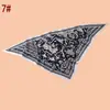 Bufanda Triangular de Sarja Estampada con Patrón Paisley para Mujer, Bufanda de Moda de Alta Gama, Suministro Directo de Fábrica