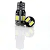 Luz Decodificadora LED Yizhong 5W Luz Indicadora de Ancho para Matrícula de Coche T10/W5W Blanco Blanco Cálido Azul Hielo Luz de Lectura de Cabina