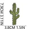 52 Peças Misturadas Tema Denim Ocidental Bordado Tecido Adesivos Patch Patch para Patch de Patch para Crânio de Patch para Roupas Cacto Decorativo