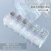 Joias de Strass para Nail Art K9 de Alta Qualidade Popular entre Celebridades da Internet Strass de Fundo Plano Branco Transparente Iridescente Strass Cor Champagne Pacote de Material Super Brilhante