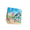 Sonic Nuevo Globo Bandera Pastel Inserto Mantel Decoración de Fiesta Suministros Set