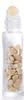 Transfronterizo en stock 10 ml cuentas de jade vidrio transparente botella con rodillo de cuentas botella de aceite esencial botella de perfume botella con cuentas rodantes botella divisora de aceite labial