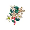 Broche Decorativo Tendencia en Tiktok Nuevo Estilo 2025 Pin Doble C Inspirado en Chanel Camelia de Abuela Perla Accesorio para Mujer