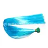 Comercio Exterior Color Arcoíris Láser Seda Palo Cabello Pieza de Peluca Cabello Colorido Hilo Dorado y Plateado Paquete de Extensión de Cabello Lentejuelas Cabello Al Por Mayor