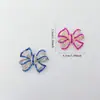 Nuevo Broche de Mariposa Morada Combinado con Oro Lleno de Diamantes Broche Corsage Accesorios para Suéter Traje para Mujeres