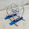 Rack de Instalação de Cabos Tipo Horizontal Pequeno Montado em Trilho com Base de Roda de Aço Sólido para Instalação de Cabos e Cabos Ópticos