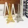 Decoración de modelo de la Torre Eiffel de París de lujo estilo europeo, decoración del hogar, regalo de cumpleaños, accesorios para fotografía