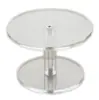 Suporte de Display Redondo Homem de Argila Transparente Feito à Mão Suporte de Caixa Surpresa Cosméticos Perfume Pequeno Acrílico Joia Relógio Stand