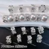 Espaciador de Rueda de Zirconia en Forma de Corazón Microincrustado de Diamantes de Color AB, Cuentas con Agujero Grande, Accesorios para Pulseras y Collares de Cuentas DIY