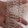 Cristal circonio ángulo de corte irregular cadena hecha a mano diy ropa suéter horquilla accesorios para el cabello aretes borla material cadena